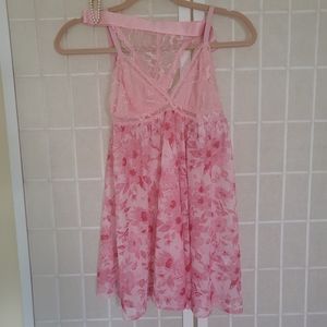 French Affair pink nightie set New size L